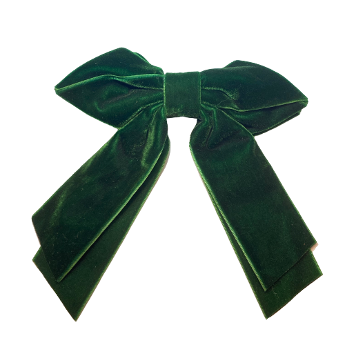 Laço Veludo Verde
