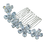 Miniatura: Pente Flores Zircônia