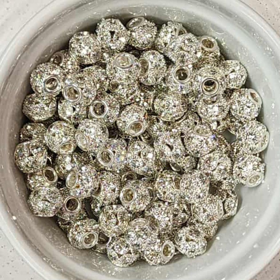 Thumbnail: Rhinestone Round 12mm
