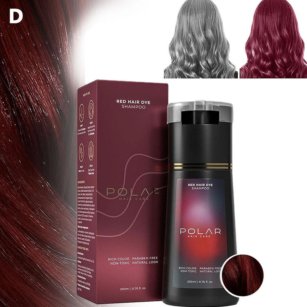 Thumbnail: Hair Dye Shampoo For Gray Hair For Women Men Natural Hair Dye Kit Semi Permanent