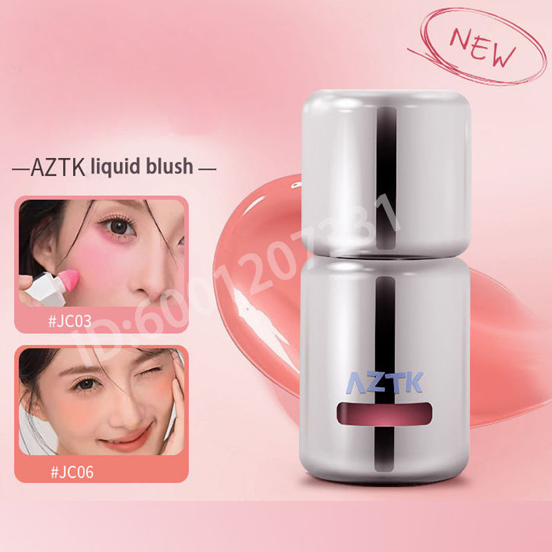 Thumbnail: AZTK Blush Designer Color Face Makeup Blusher Natural Longlasting Muddy Cheek Ro