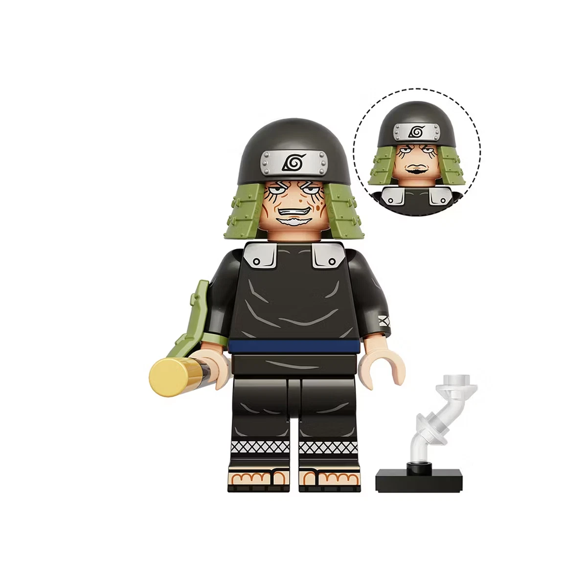 Hiruzen Sarutobi V5 Custom Minifigure