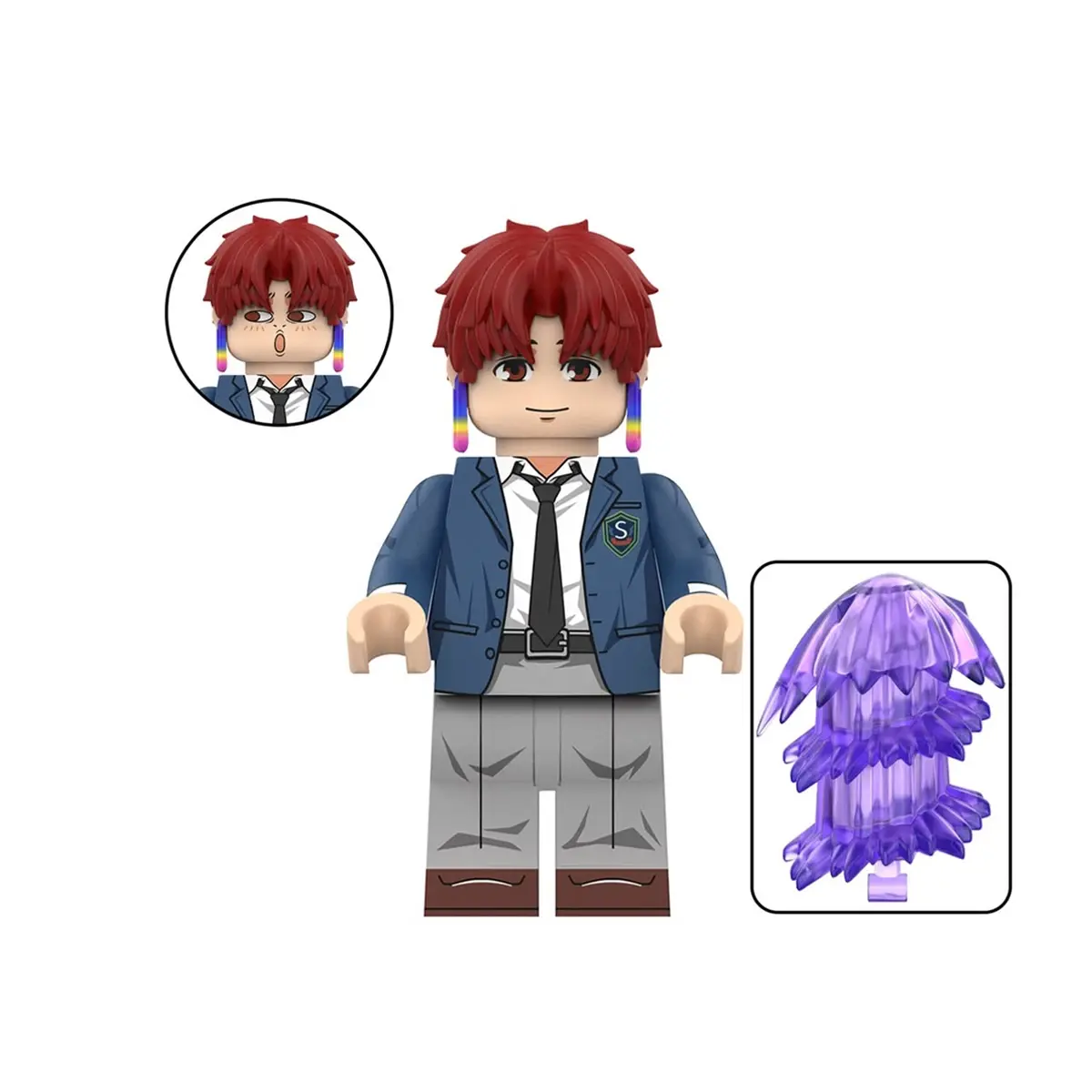 Jin Enjoji (Jiji) Dandadan Custom Minifigure