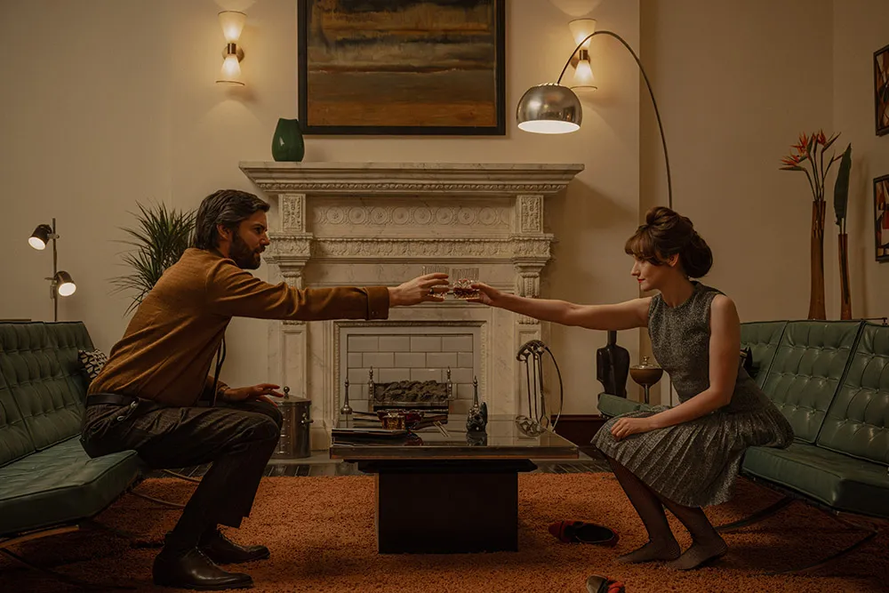 Jim Sturgess and Julia Garner in ‘Apartment 7A’