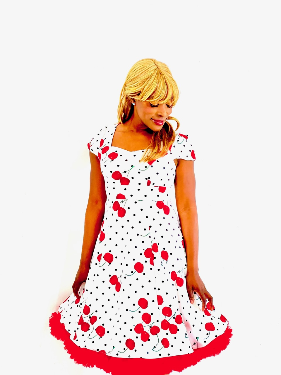 Thumbnail: The Cherry On Top Vintage Dress