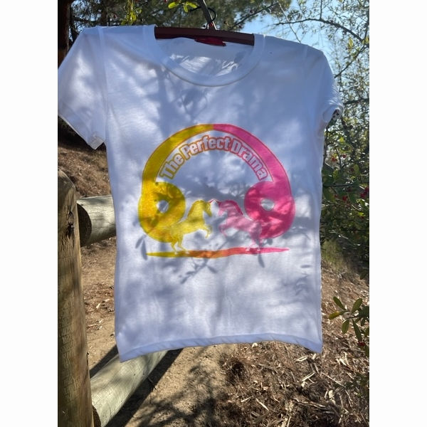 Thumbnail: The Perfect Drama White T -Shirt| Multi -Color