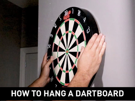How to hang a dartboard