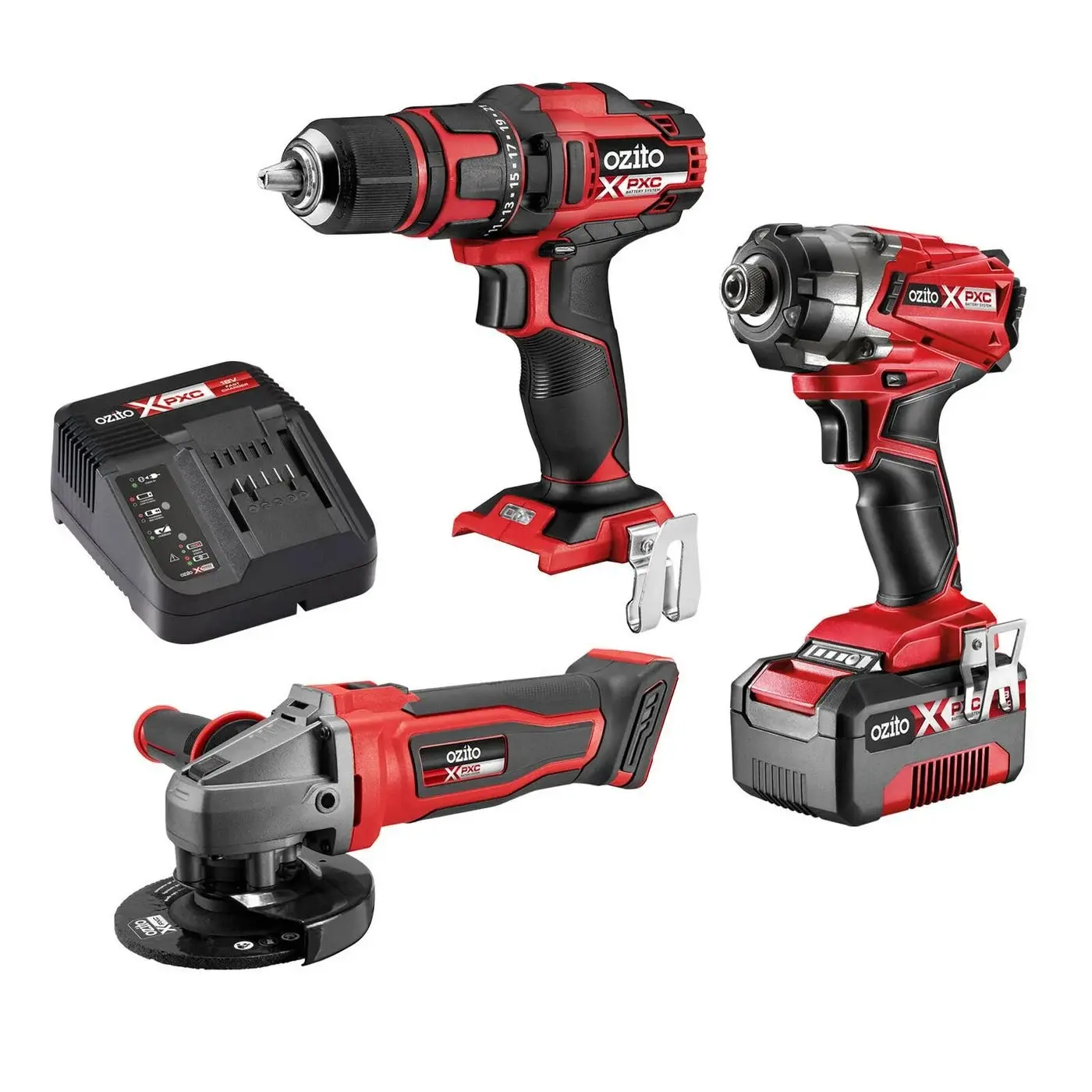 Ozito PXC 18V 3 Piece Kit
