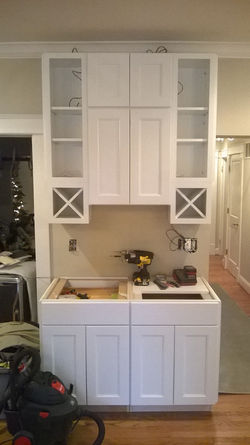 NEW KITCHEN HUTCH INSTALLATION