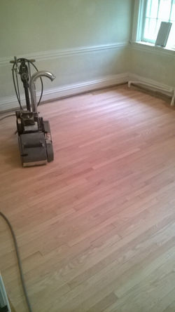 HARDWOOD FLOOR REFINISH PROCESS