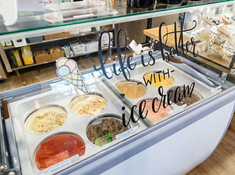 Hand-dipped ice cream