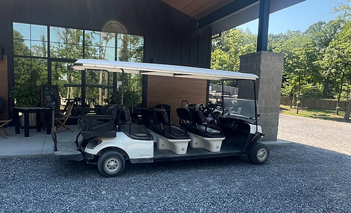 Shuttle bus for a ride to the lake or pizza delivery to your boat!