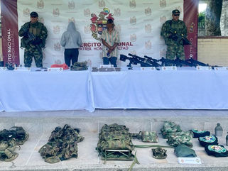 Guacarí En medio de combates en el centro del Valle del Cauca, Ejército capturó a alias Sebastián.