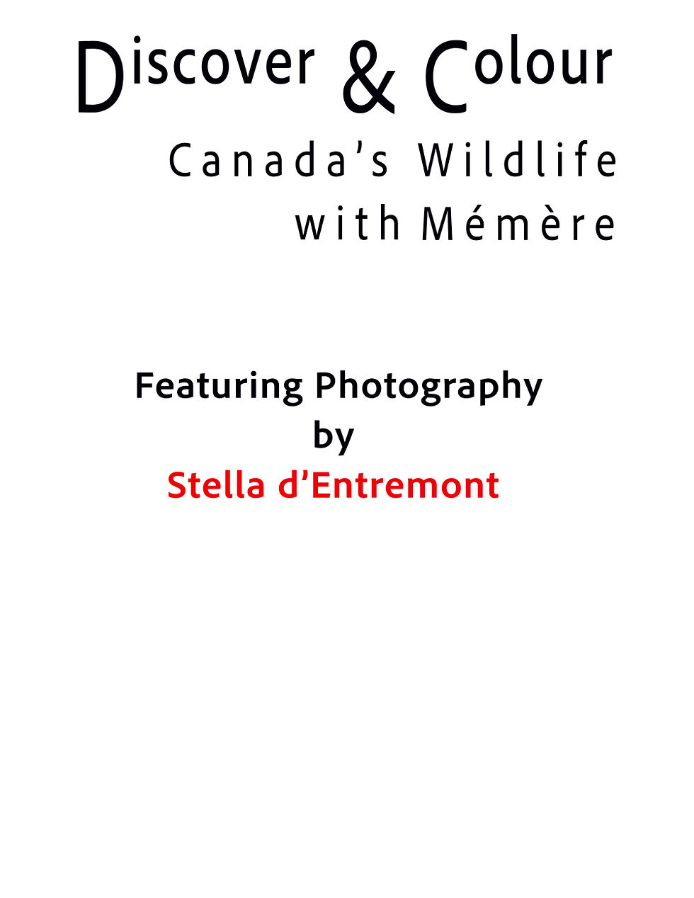 Thumbnail: Discover & Colour Canada's Wildlife with Mémère