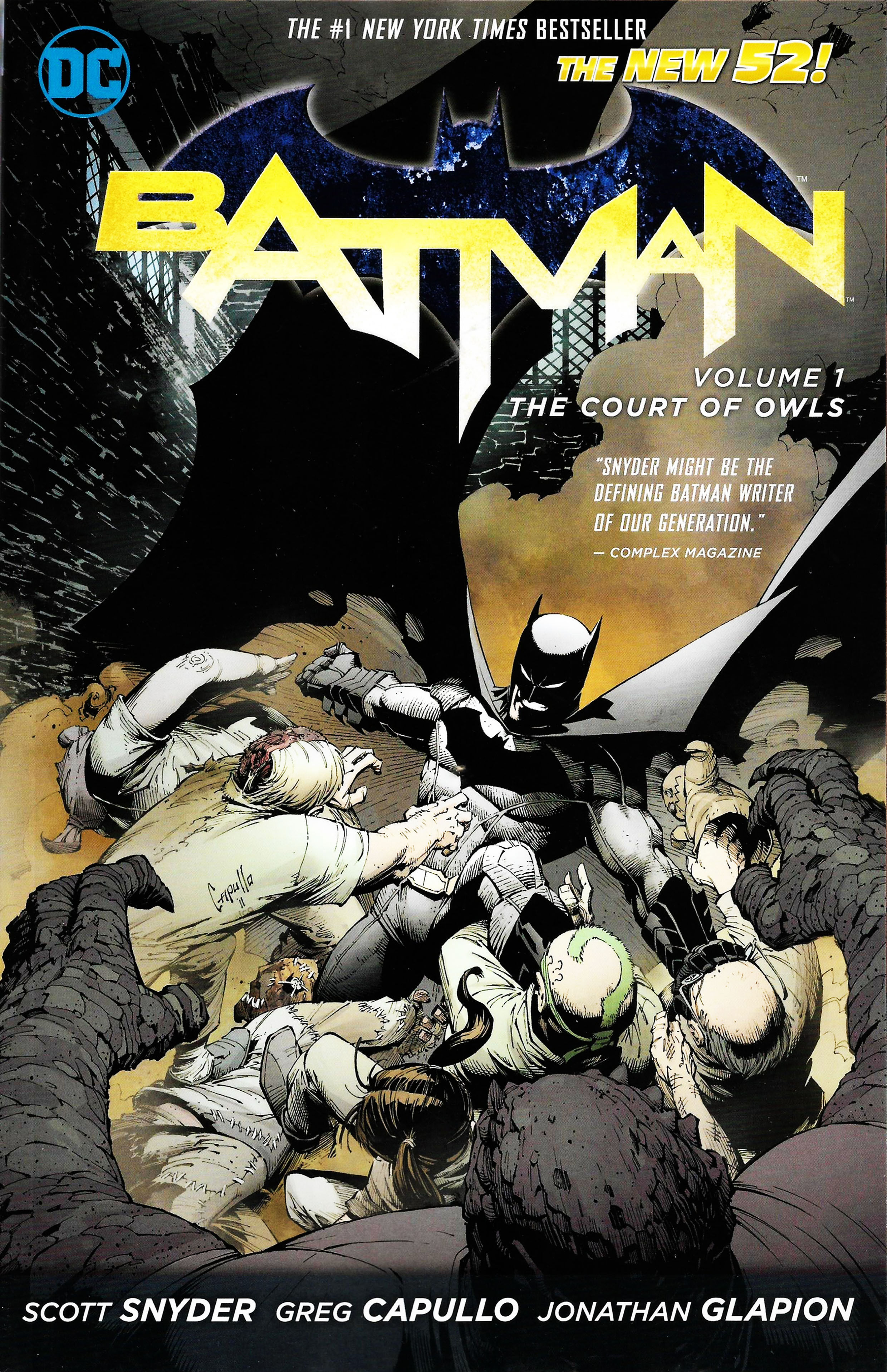 Batman Vol. 1: The Court of Owls by Snyder, Capullo & Glapion (Paperback)