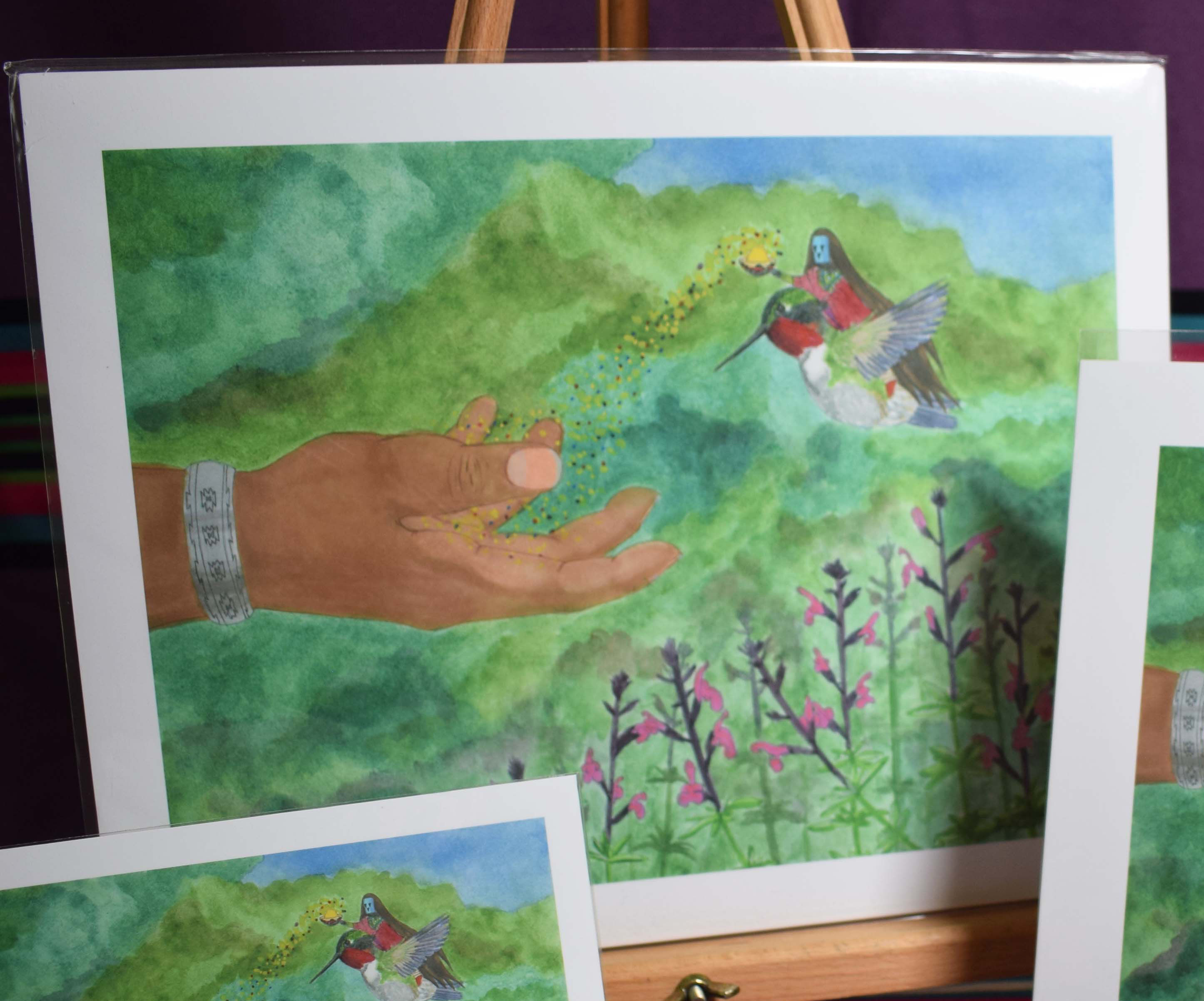 A Blessing from the Hummingbird | Large Print