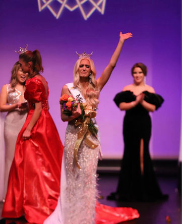 Miss Colorado Madison white dress