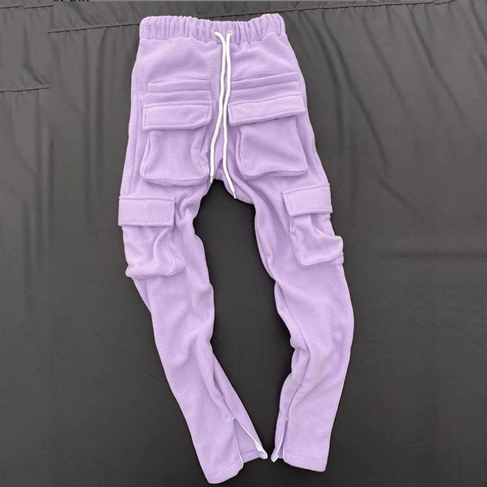 Thumbnail: XLL Winter Street Wear Men Sweat Stacked Joggers  Track Pants