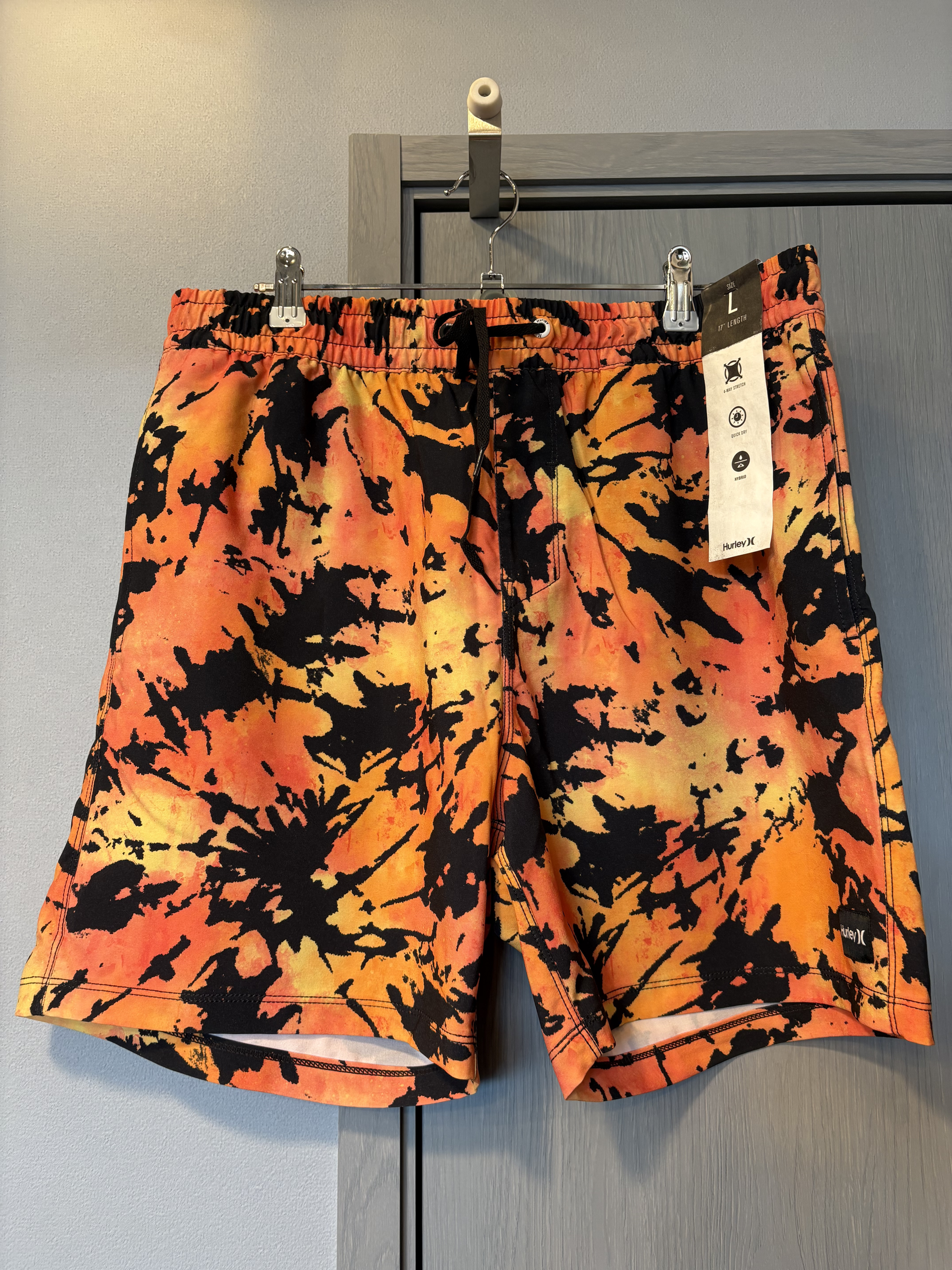 HURLEY CANNONBALLVOLLEY 17 ボードショーツ ORANGE サイズL