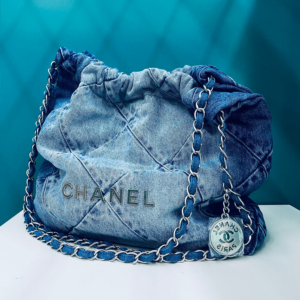 Chanel 22 Bag Demin 35cm