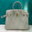 Thumbnail: Hermes Birkin 25 Matte Mississippi Alligator Gris Perle