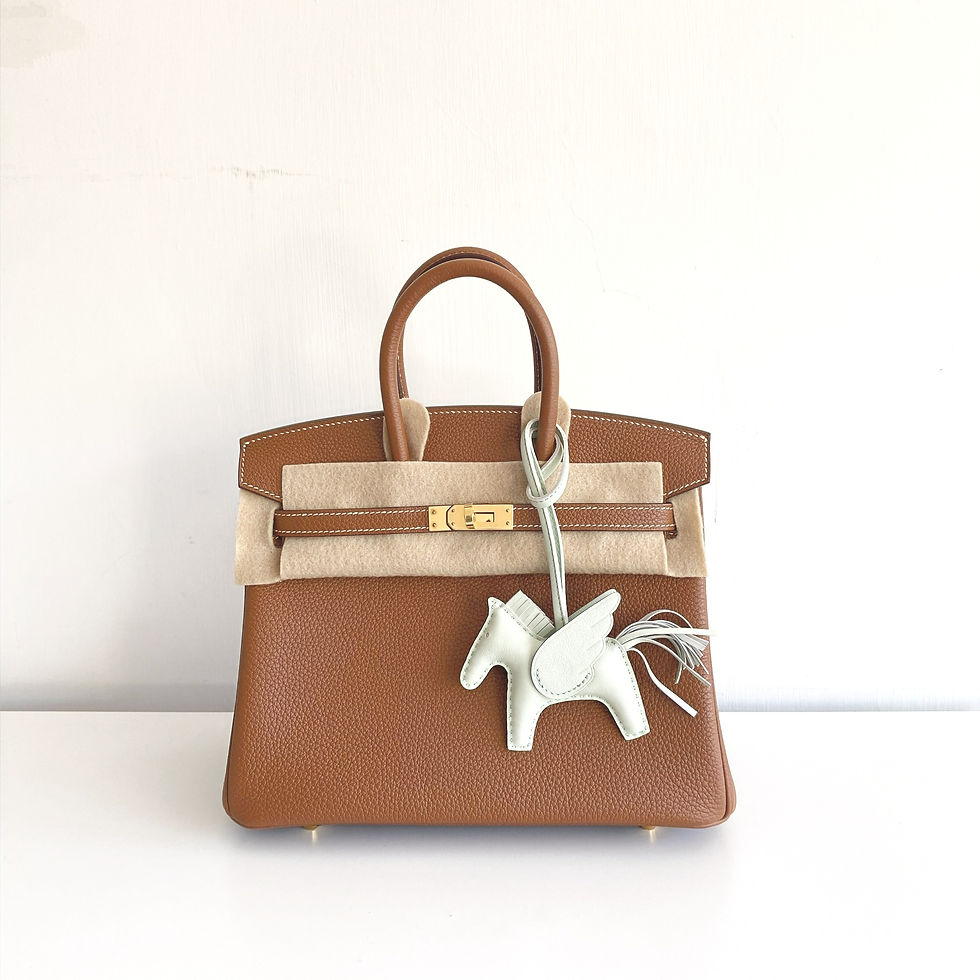 Hermes Birkin 25 Gold Togo Ghw