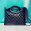 Thumbnail: Chanel 31 Mini Shopping Black Aged Leather