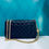 Thumbnail: Chanel Flap Bag 23S CameliaAdjustable Buckle Black Lambskin