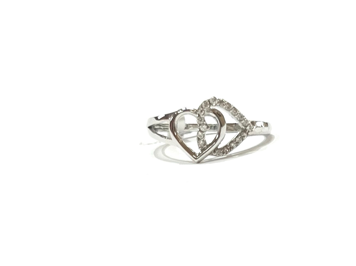 0.10 CT Diamond Ladies Ring in 10KW