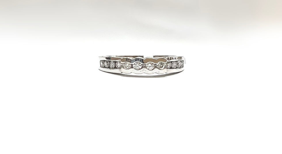 Thumbnail: 1.25 Carat Diamond Engagement Ring Set in 14K White Gold