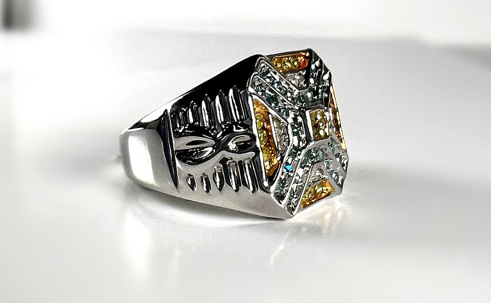 Thumbnail: Men’s Ring with Colour Diamond 