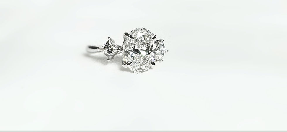 Thumbnail: 3.15 Ct.tw Engagement Ring in 14K White Gold 