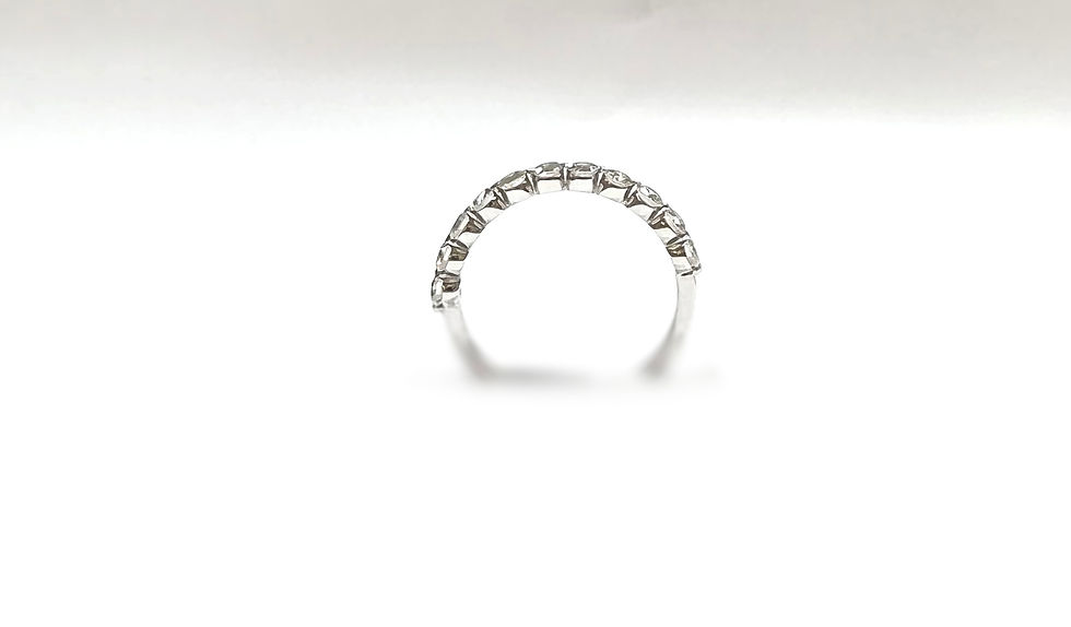 Thumbnail: 0.72 CT Lab Grown Diamond Ring in 14KW