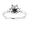Thumbnail: 14K White Gold Engagement Mounting Ring