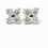 Thumbnail: 14K White Gold 0.75 CT Lab Grown Diamond Earrings 