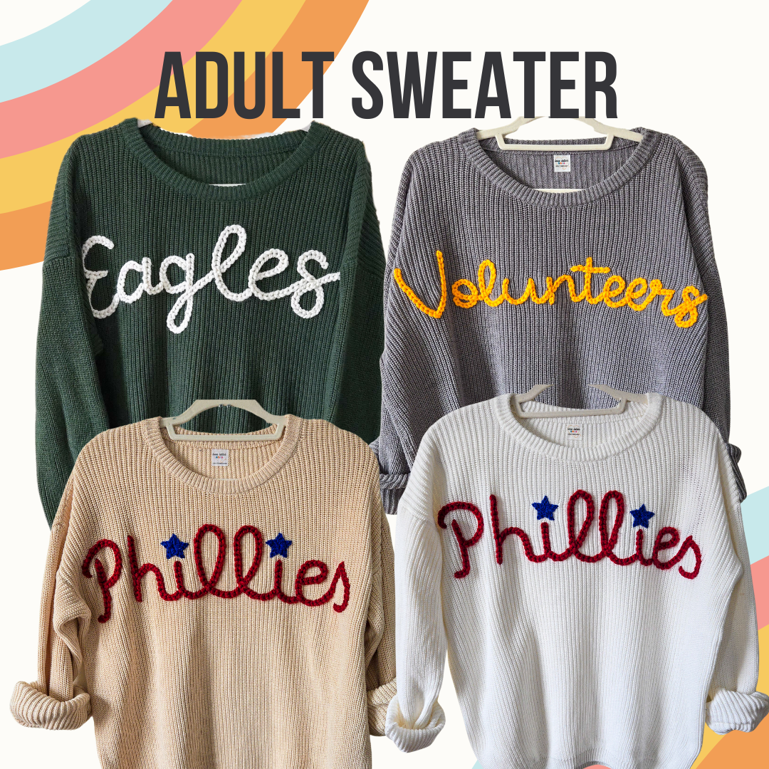Personalized Adult Sweater