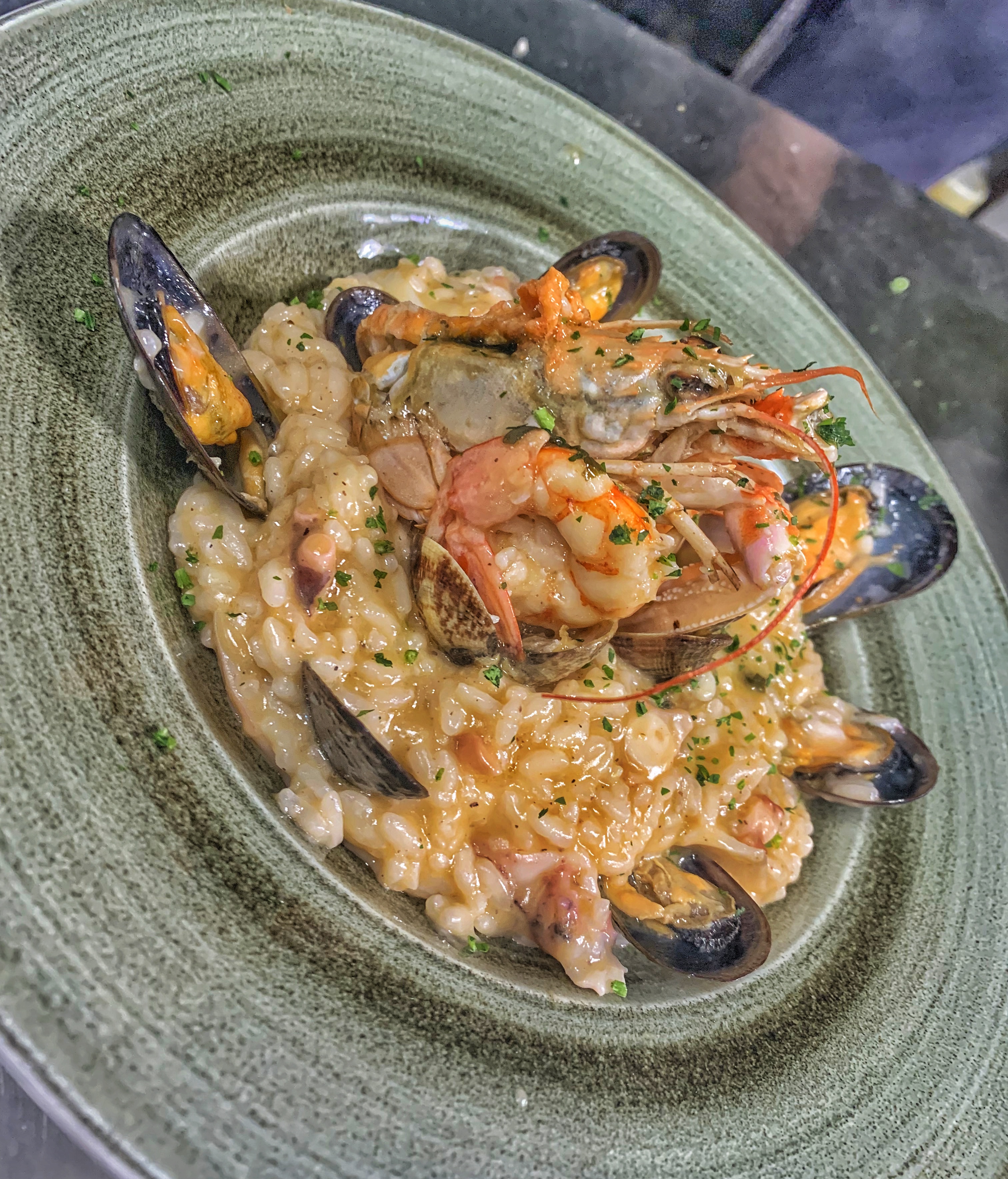 Risotto alla pescatora con frutti di mare al Dopolavoro 1923