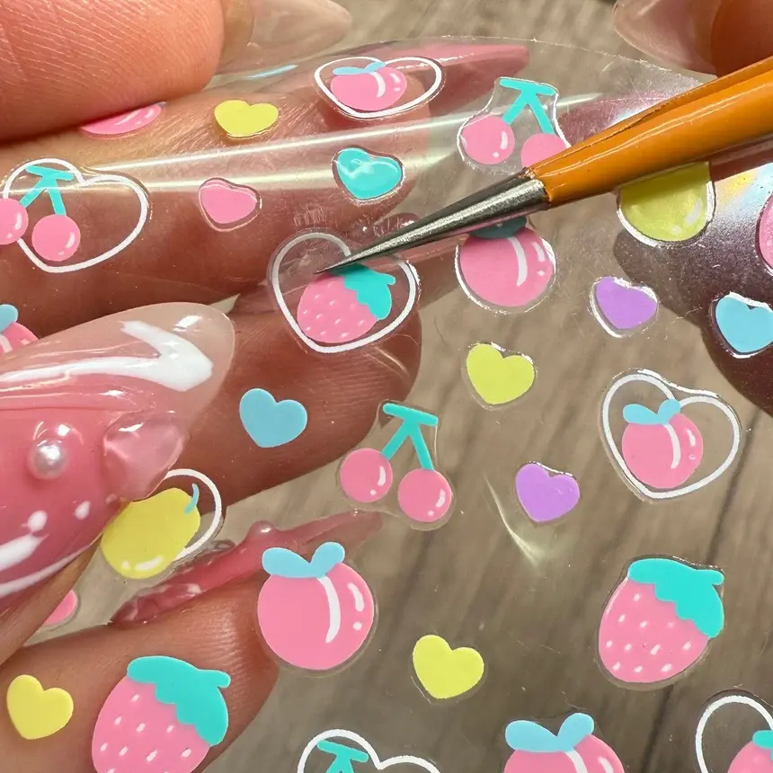 Thumbnail: Dual-Ended Nail Art Tweezer and Silicone Pusher