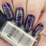 Thumbnail: Renaissance (B420) - Pearly Metallic Gold Stamping Polish