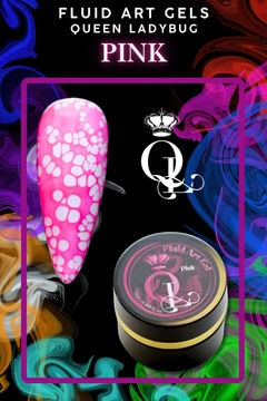 Pink Fluid Art Gel - SINGLE