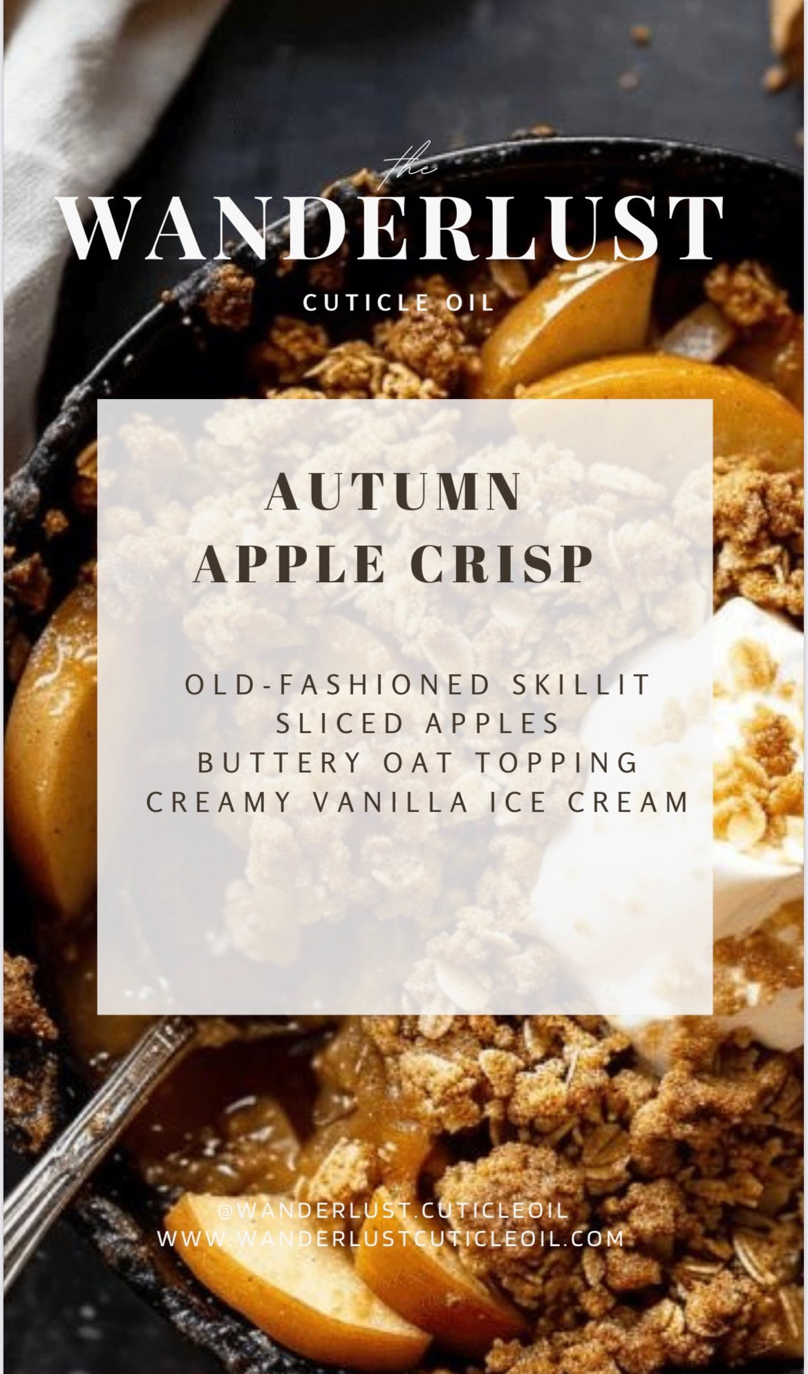 WANDERLUST Autumn Apple Crisp Cuticle Oil