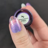 Thumbnail: Metamorphosis (P160) - Sheer Purple with Gold Iridescent Flakies Nail Polish