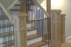 Stair and railing sample photo.