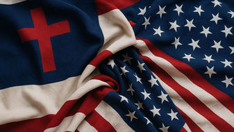 christian and american flags christian nationalism faith and politics