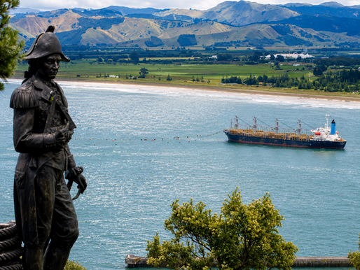 Strange Death of Captain Cook on Kaiti Hill