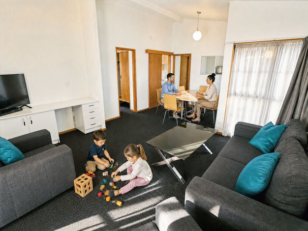 Two Bedroom Apartment Lounge Dining 