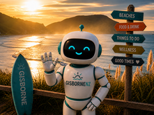 Gizzy AI is mischievous, but means well, Gisborne NZ