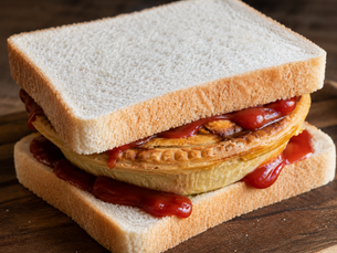Gisborne's legendary Pie Sandwich, Gisborne NZ
