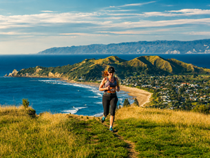 Spectacular Gisborne coastal scenery, First Light Marathon, Gisborne NZ