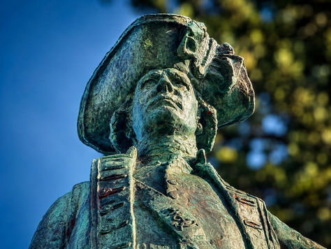 Captain James Cook, Statue at Waikanae Beach, Gisborne NZ